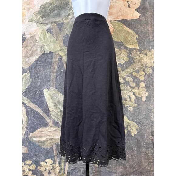Anthropologie Black Pencil Skirt - Picture 5 of 9